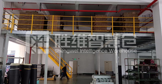 一款空間利用好，承重強的鋼平臺，大大提升箱包制造企業的倉儲利用率